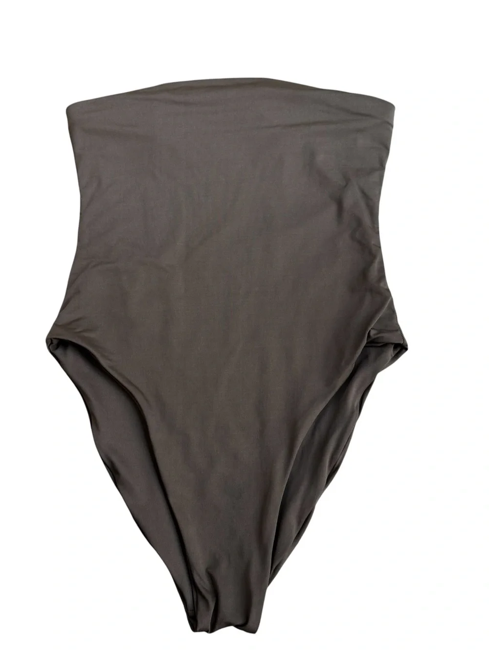 Free People x Toast signature tube one piece swimsuit size large dark brown